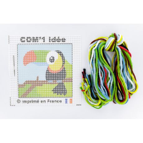 Borduurpakket Voor Kinderen - Toekan