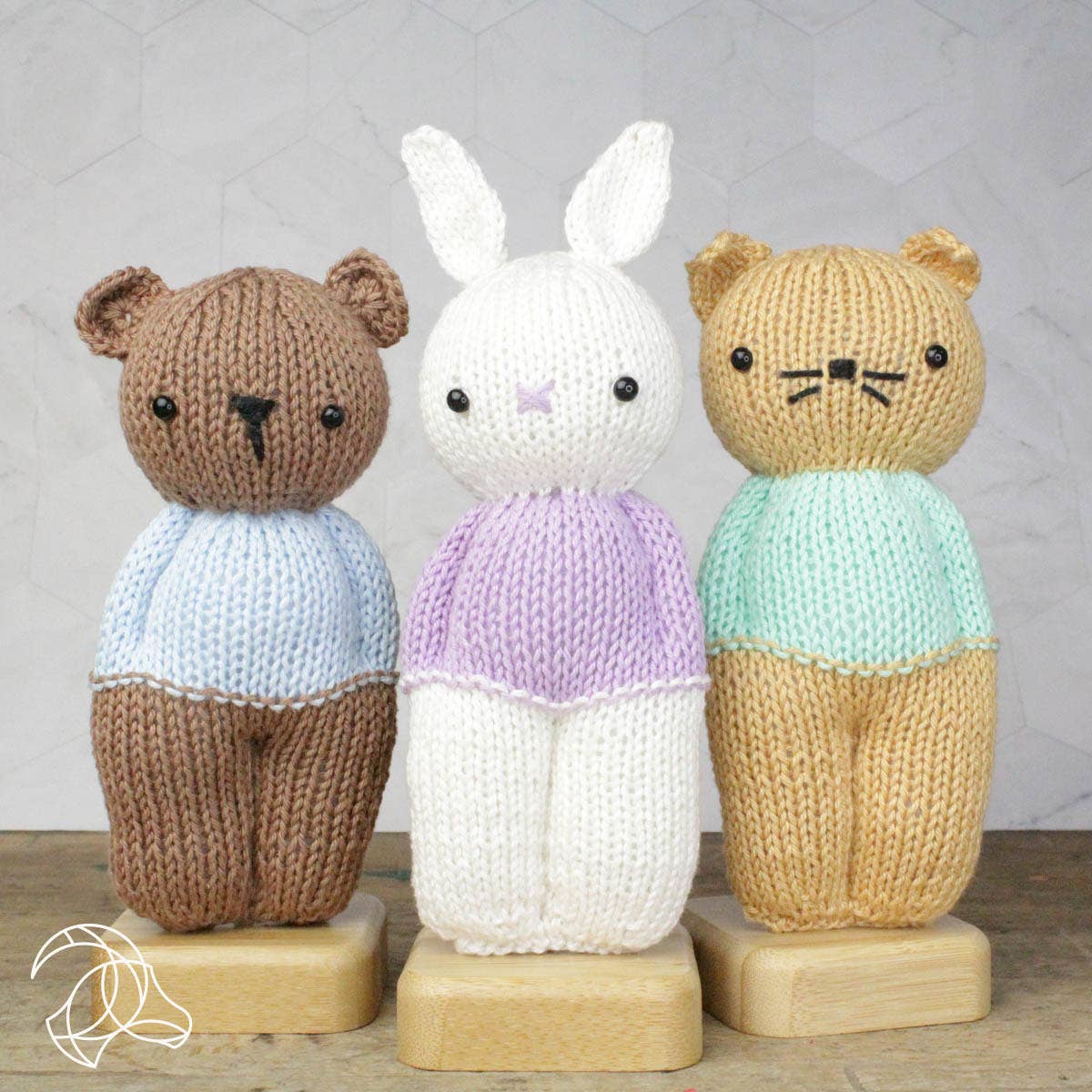 DIY Knitting Kit - Abe Bear