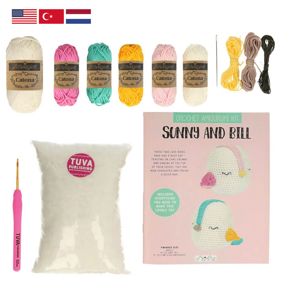 Tuva Haakpakket Amigurumi - Sunny and Bill
