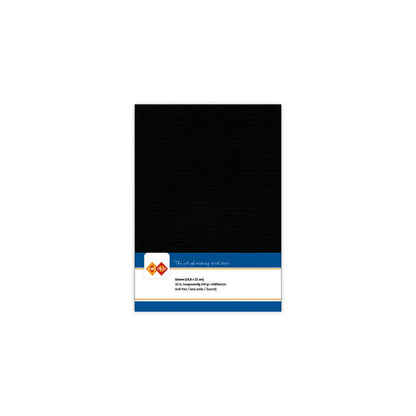 Papier cartonné en lin - A5 - 10 feuilles - Couleurs variées