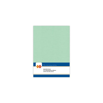 Papier cartonné en lin - A5 - 10 feuilles - Couleurs variées