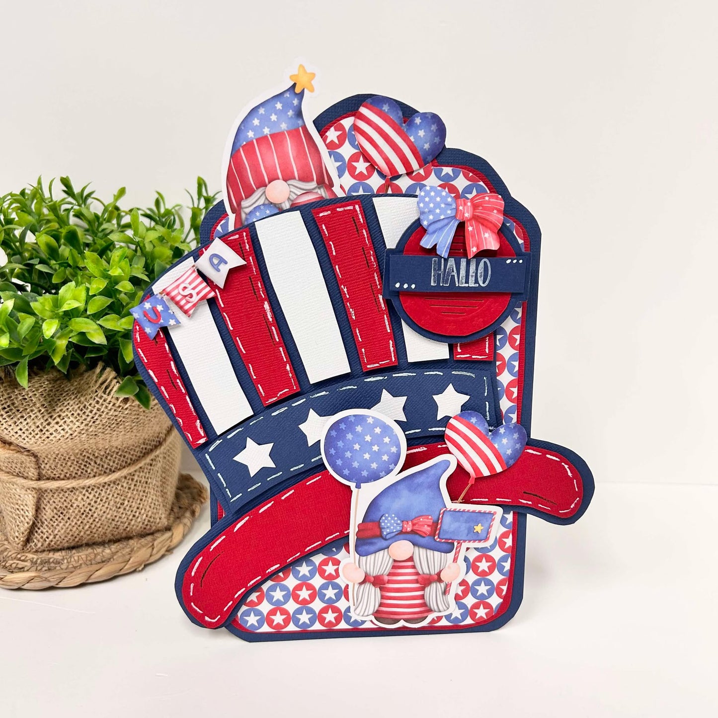 Paper set - DDBD Crafty Kit - USA