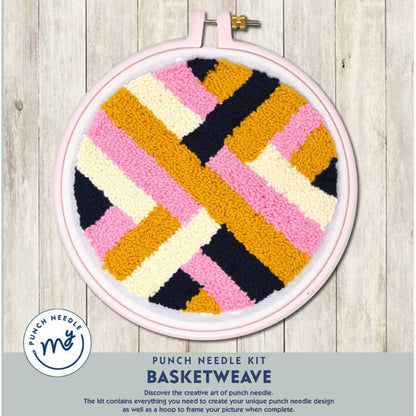 Punch Needle Kit - Basketweave (PN08)