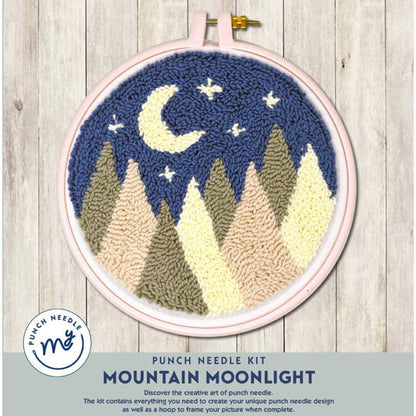 Punch Needle Kit - Mountain Moonlight (PN01)