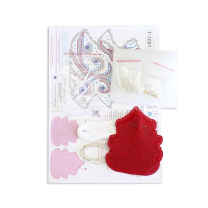 Embroidery Kit Christmas Tree Ornament - Frost Patterns: Christmas Tree ST-1091