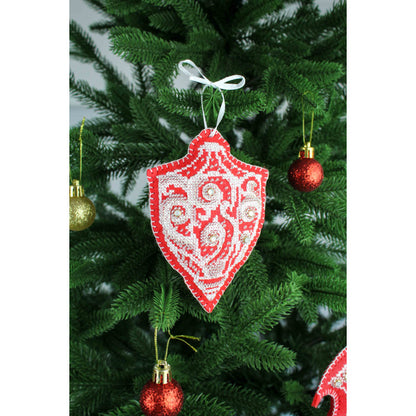 Embroidery Kit Christmas Tree Ornament - Frost Patterns: Flashlight ST-1093