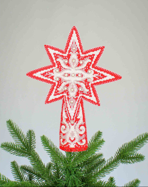 Borduurpakket Kerstboomhanger - Frost Patterns: Star ST1080