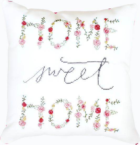 Kussen Borduurpakket - Home Sweet Home PB-110