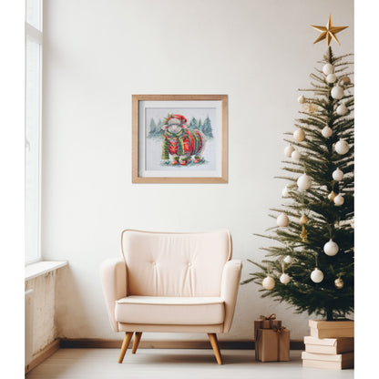 Kit de broderie - Dans les bras de l'hiver AAH-245