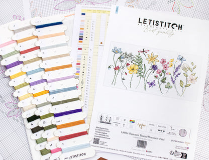 Embroidery kit - Summer Bloom LETI-L8094
