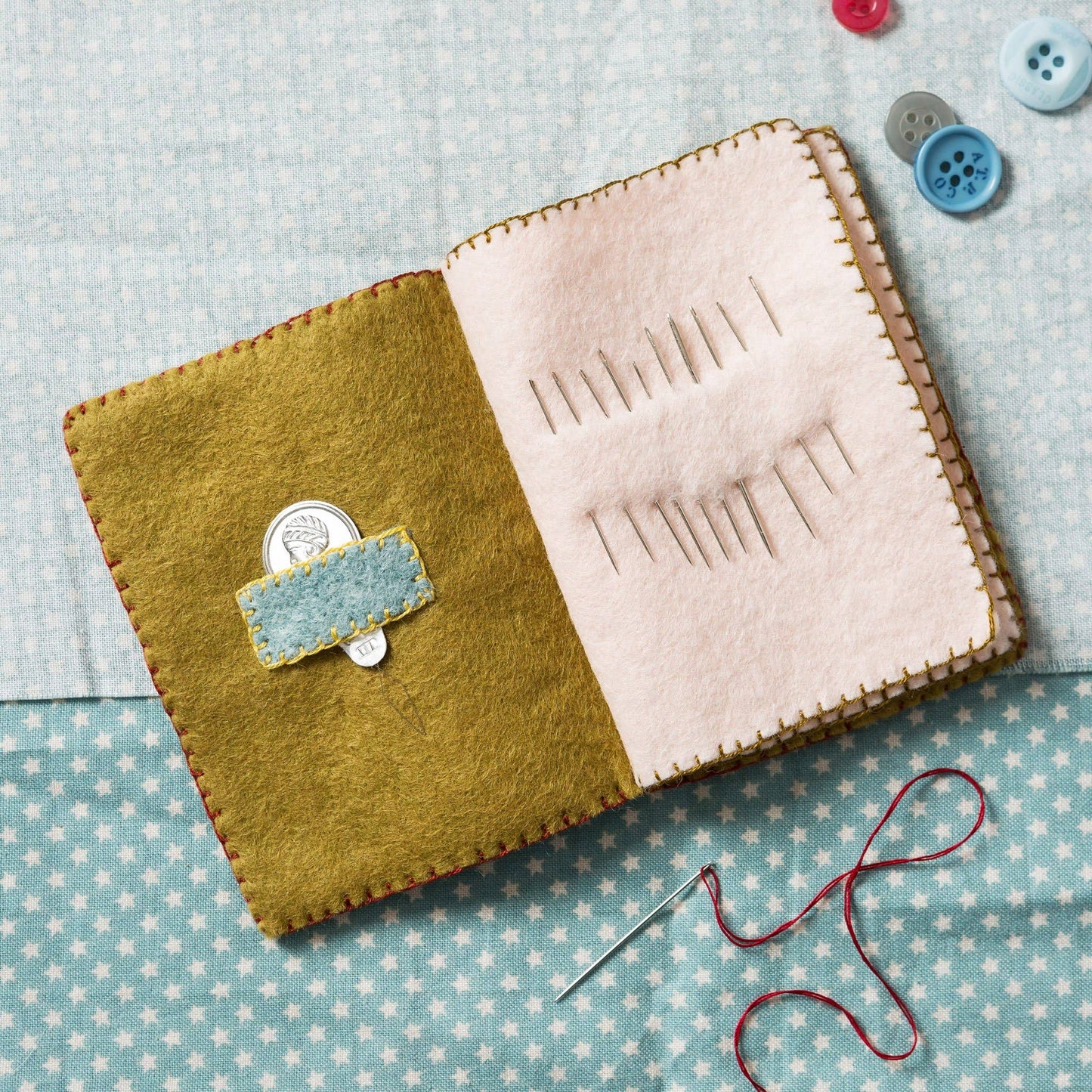 Borduurpakket Met Vilt - Naaldenetui Mini Kit
