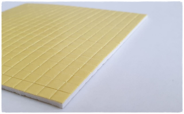 3D Foam Pads White - 5x5x2 mm