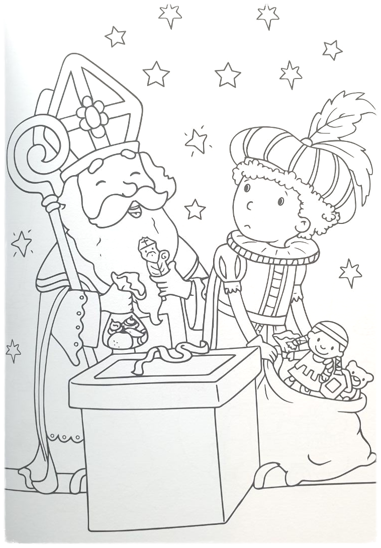 Coloring book - Sinterklaas