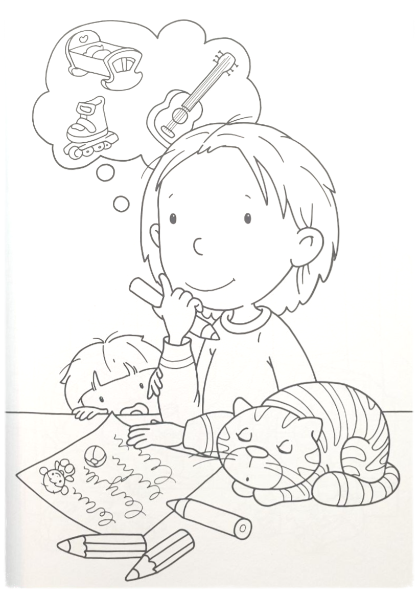 Coloring book - Sinterklaas