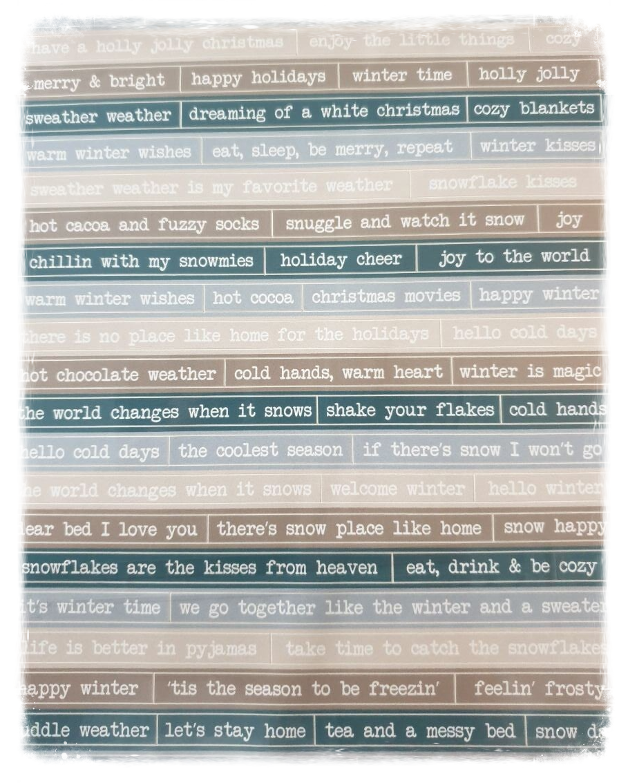 DDBD Sticker Art - Winter Days