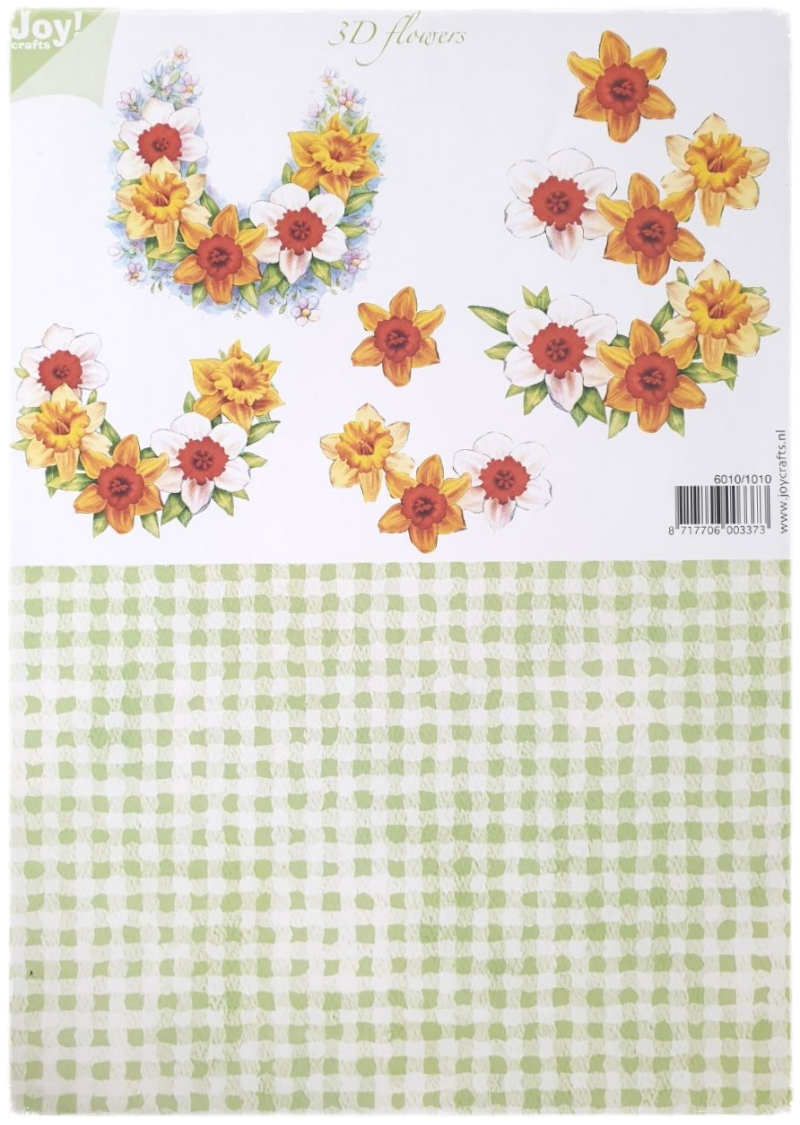 3D Cutting Sheet - 3D Flowers - 6010/1010