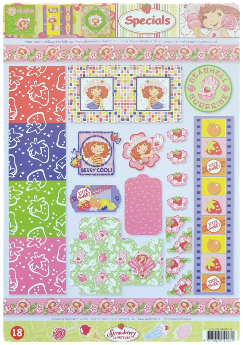 3D Cutting Sheet - Strawberry Shortcake Specials - N° 18
