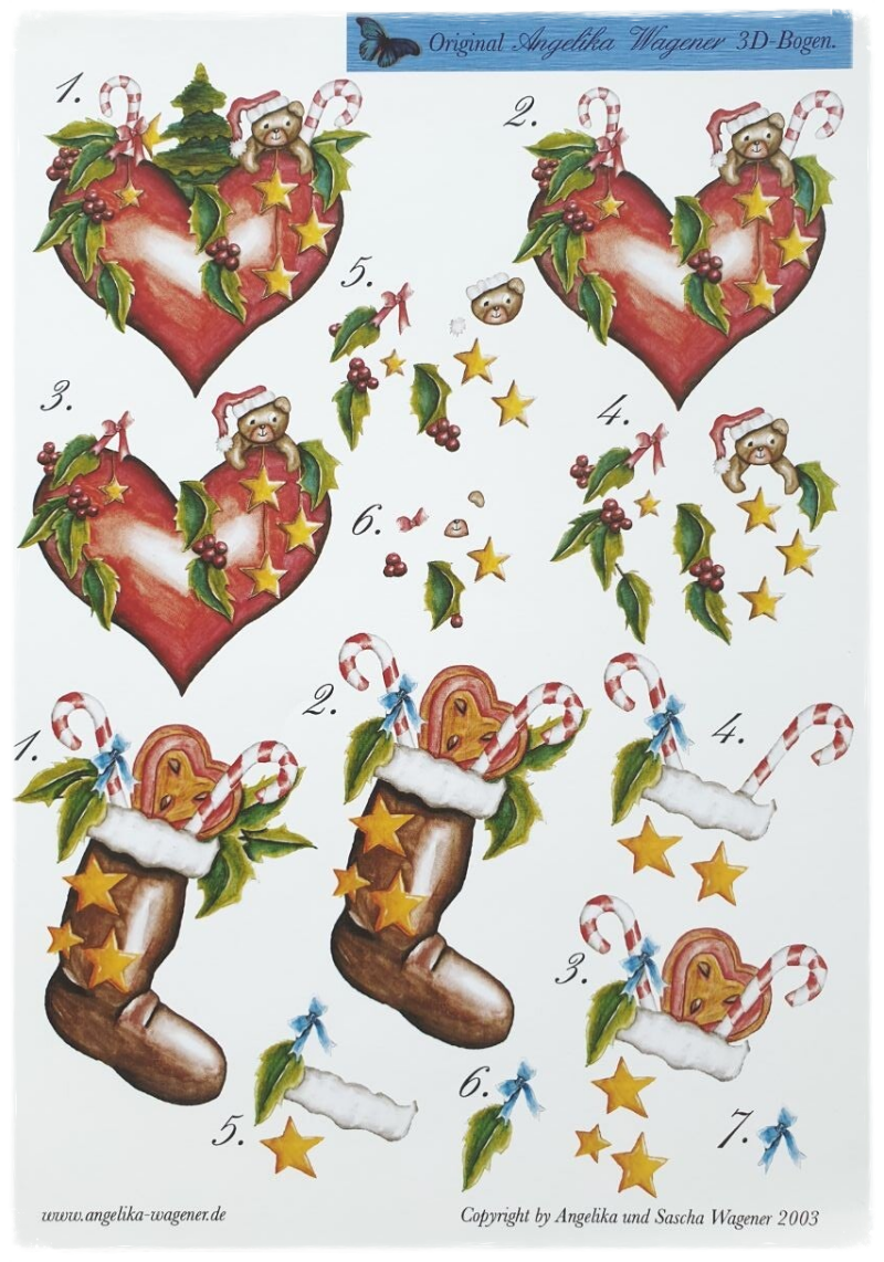 3D Cutting Sheet - Christmas - Christmas Decorations - 2003