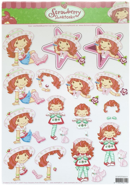3D Knipvel - Strawberry Shortcake - N° 21