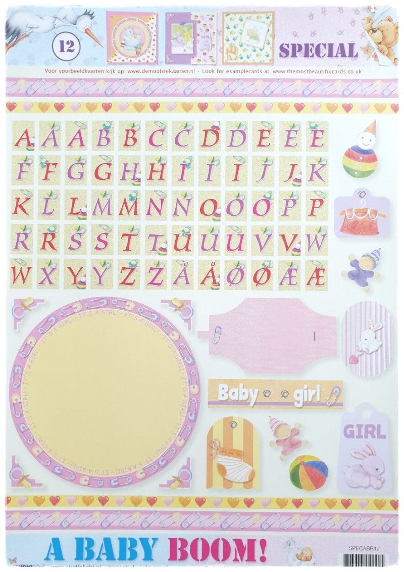 Cut sheet - A Baby Boom Special - No. 12