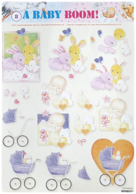 3D Cutting Sheet - A Baby Boom - N° 8