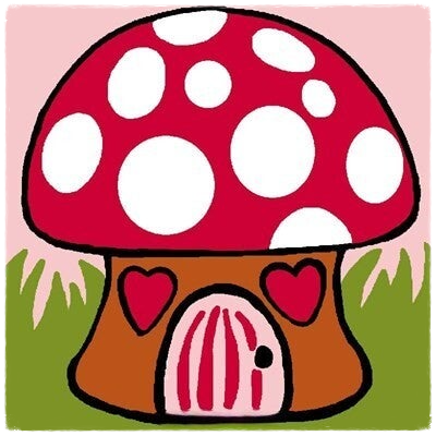 Kit de broderie pour enfants - Maison Champignon