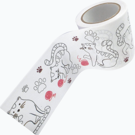 Masking Tape om in te Kleuren - Katten
