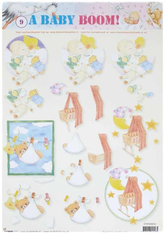 3D Cutting Sheet - A Baby Boom - N° 9