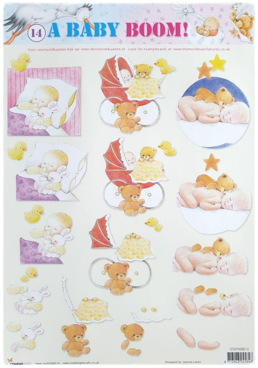 3D Cutting Sheet - A Baby Boom - N° 14