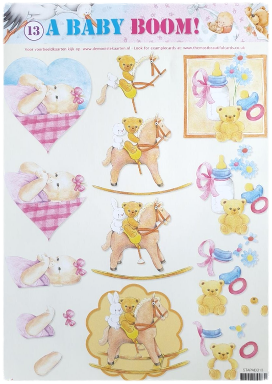 3D Cutting Sheet - A Baby Boom - N° 13