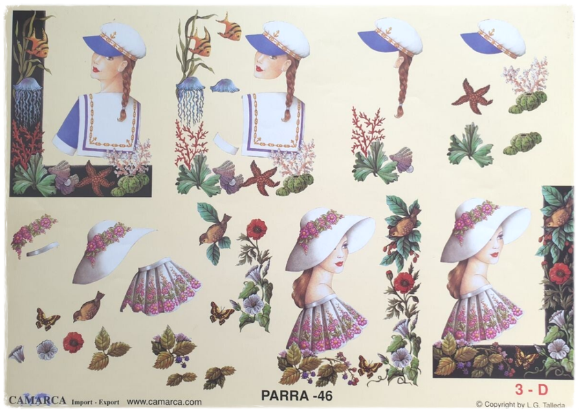 3D Cutting Sheet - Ladies - Parra 46