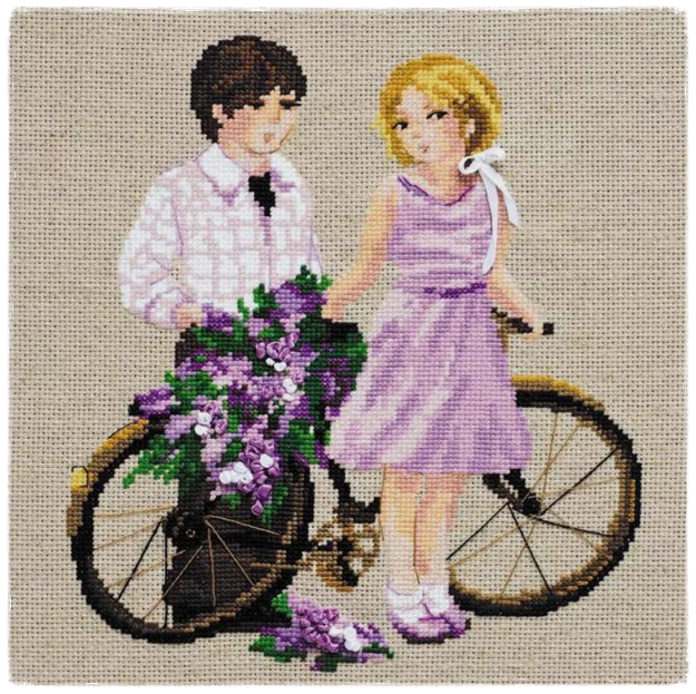 Kit de broderie - Promenade printanière 1237