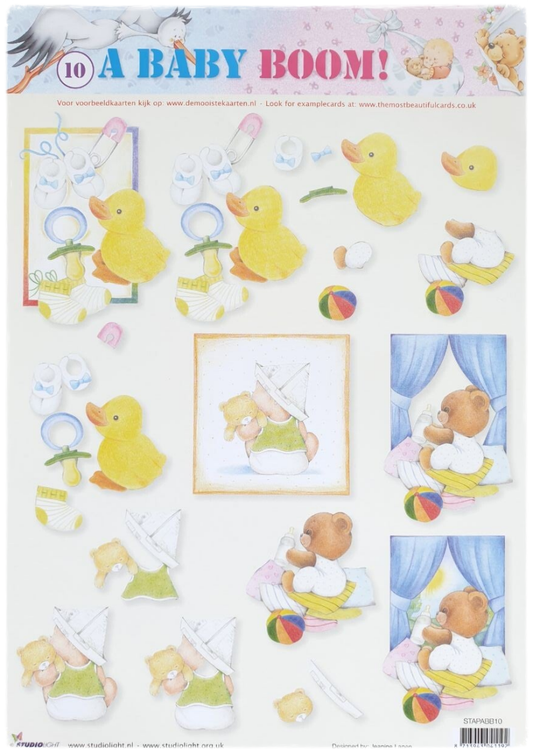3D Cutting Sheet - A Baby Boom - N° 10