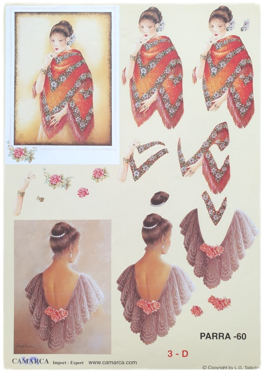 3D Cutting Sheet - Ladies - Parra 60
