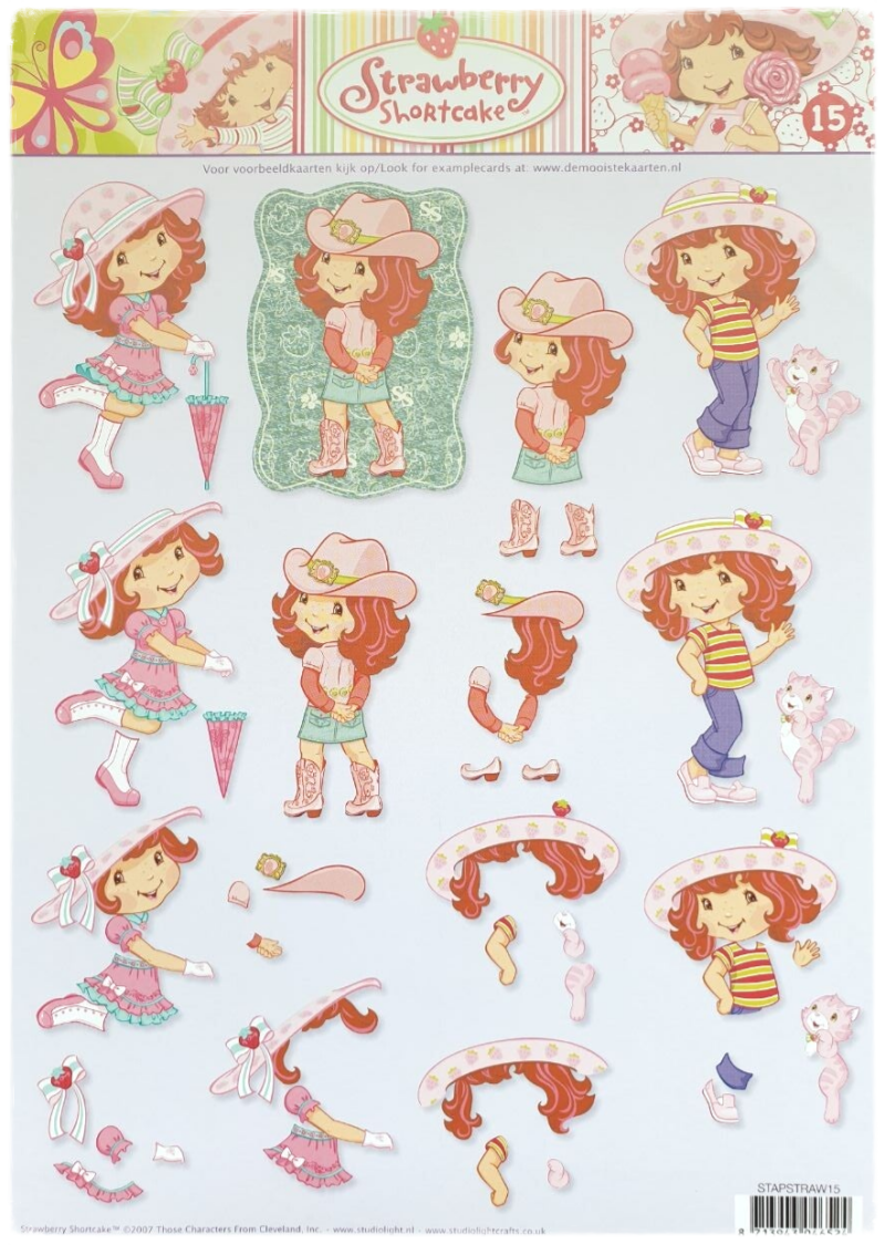 3D Cutting Sheet - Strawberry Shortcake - N° 15