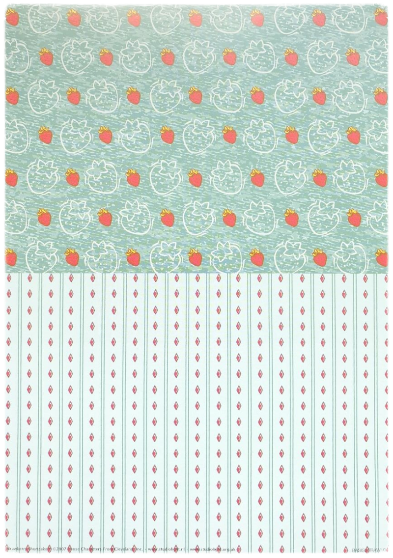 Basic Sheet - Strawberry Shortcake - No. 10