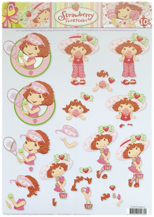 3D Knipvel - Strawberry Shortcake - N° 10