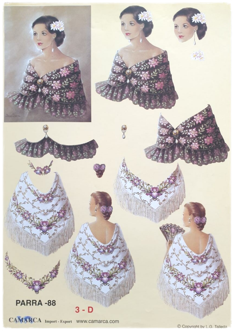 3D Cutting Sheet - Ladies - Parra 88