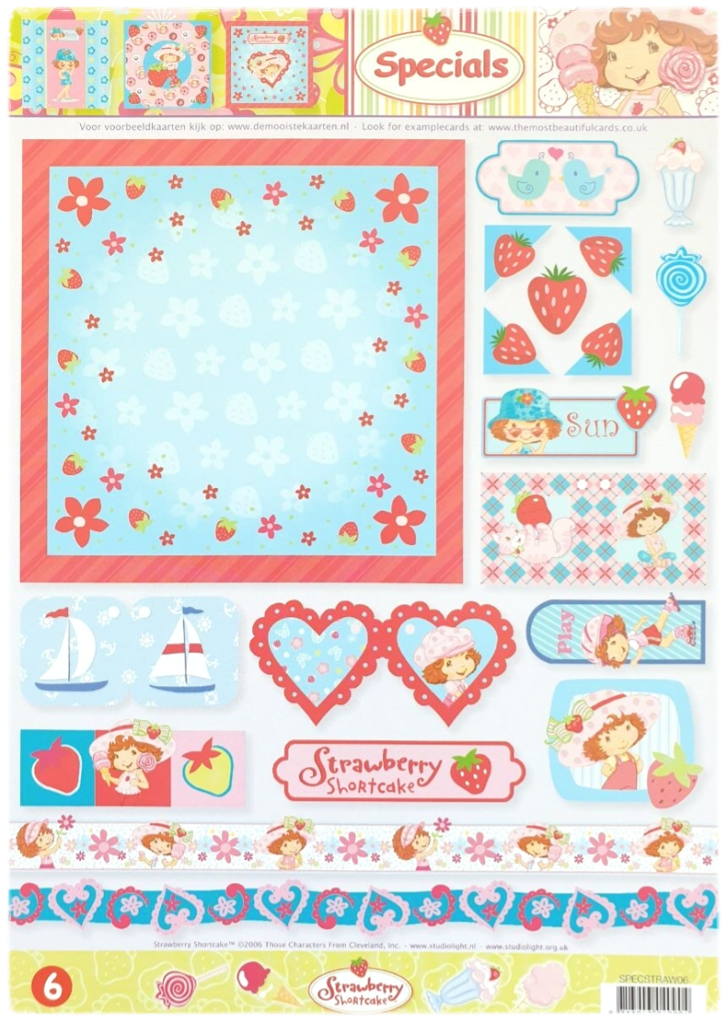 3D Knipvel - Strawberry Shortcake Specials - N° 06