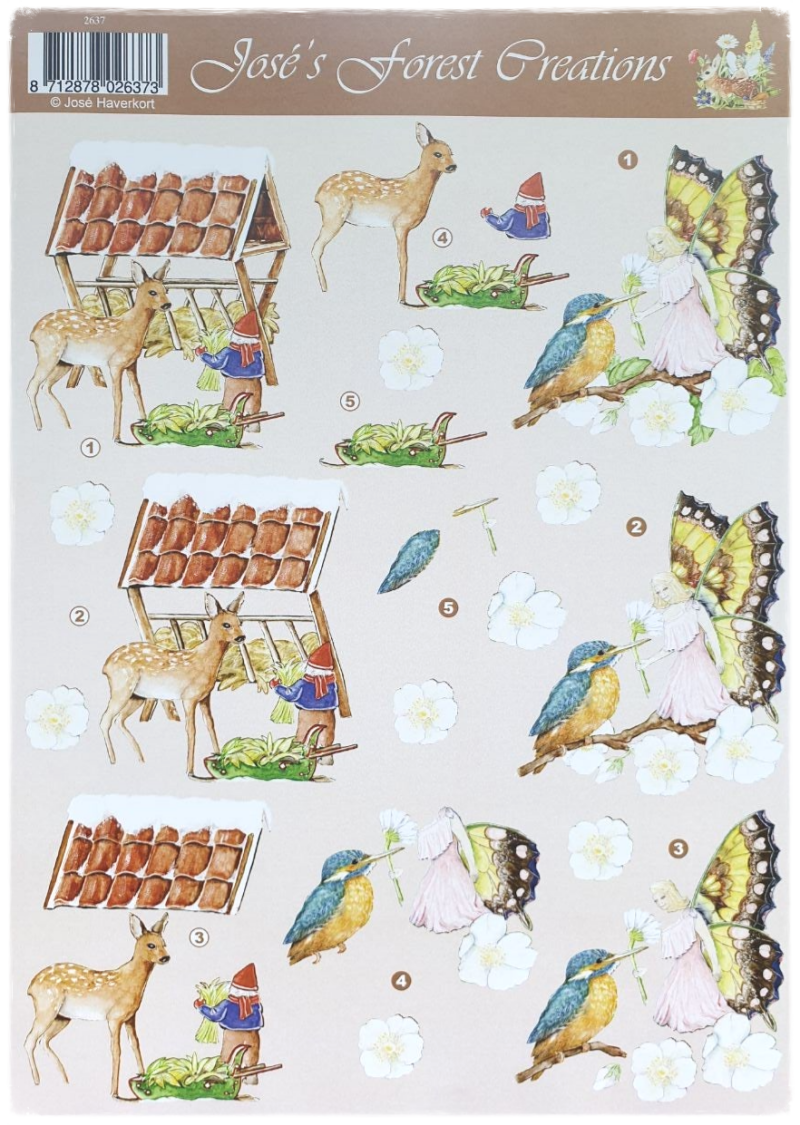 3D Cutting sheet - José's Forest Creations - 2637