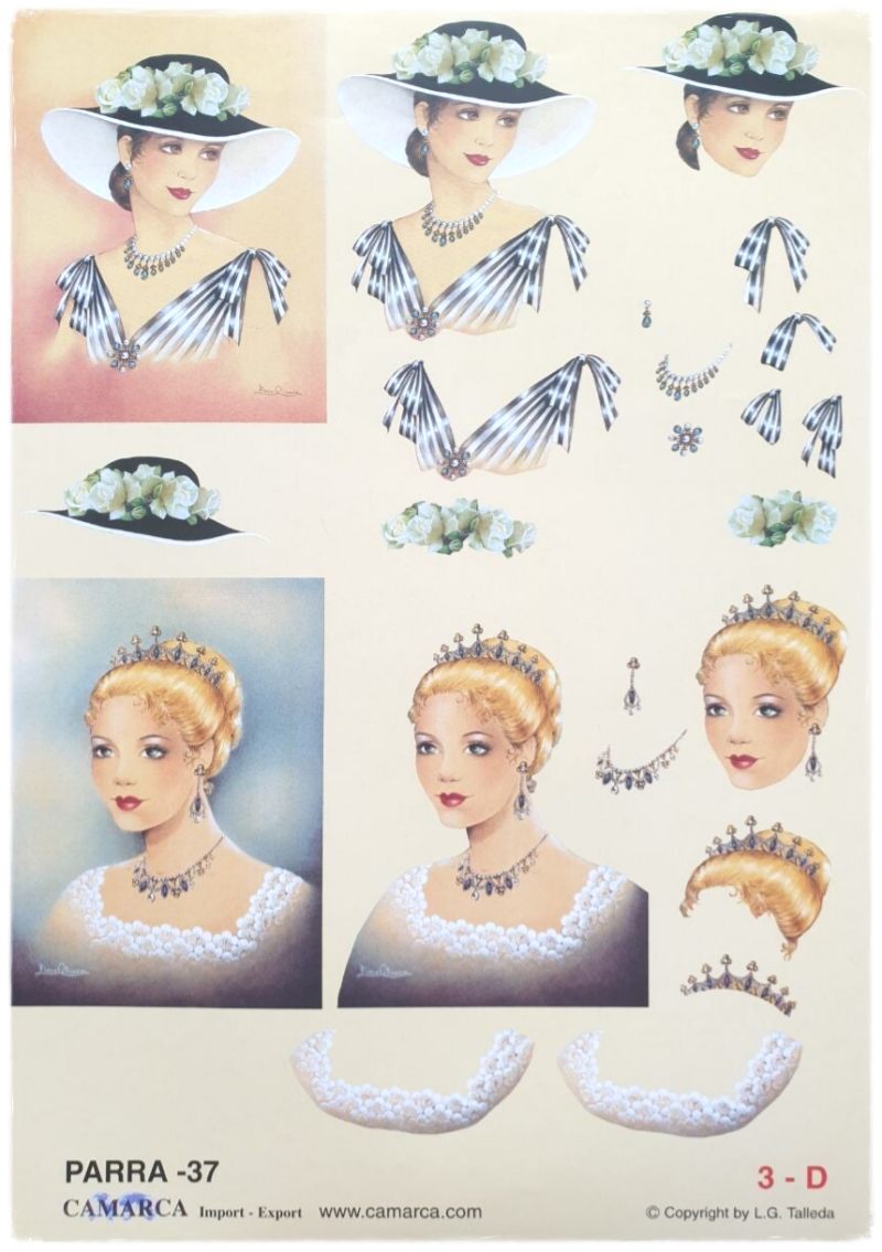 3D Cutting Sheet - Ladies - Parra 37