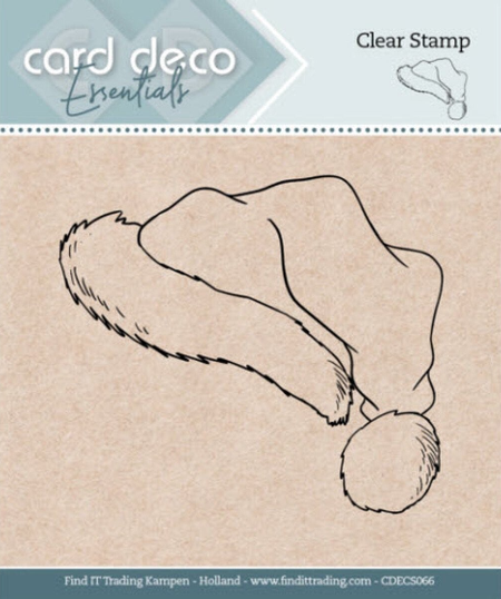 Tampon transparent - Chapeau de Père Noël