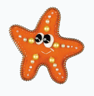 Craft Kit - Starfish Brooch (Riolis 1410AC)