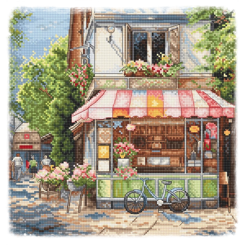 Borduurpakket - Corner Shop