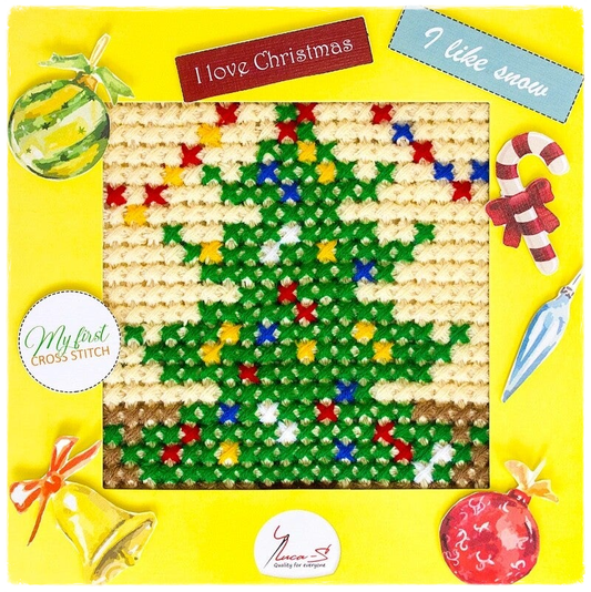 Embroidery Kit for Children - Christmas Tree (Luca-S)