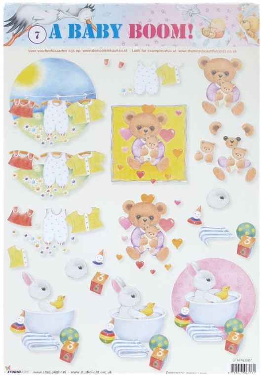 3D Cutting Sheet - A Baby Boom - N° 7