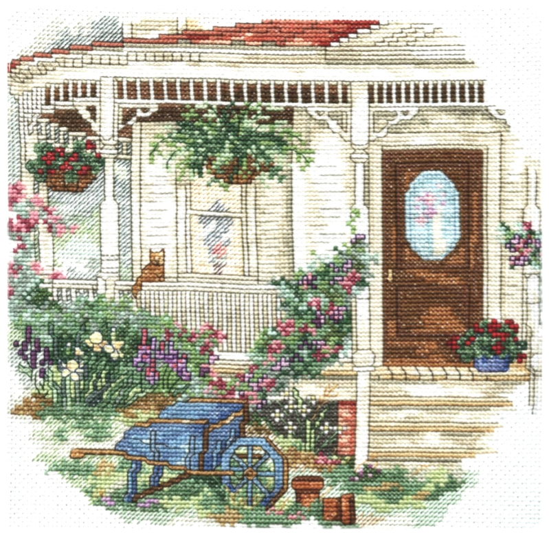 Kit de point de croix - « La maison que l'amour a construite » de Paula Vaughan