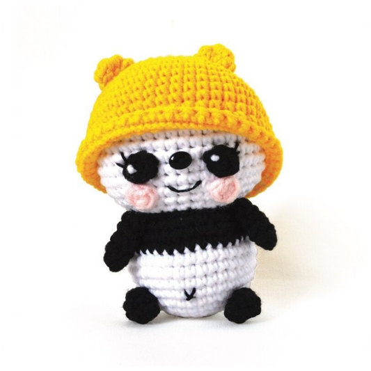 DIY Crochet Kit - Panda Minigurumi Kit