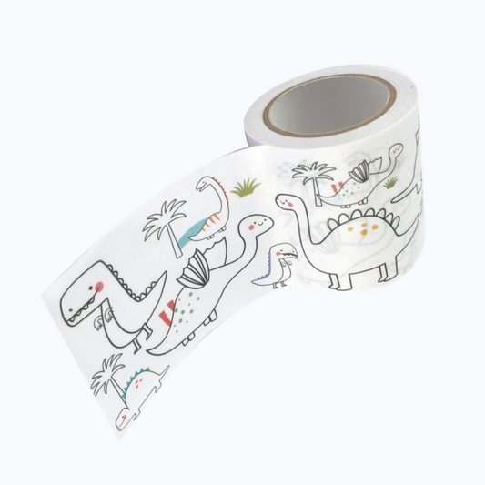 Masking Tape om in te Kleuren - Dinosaurussen