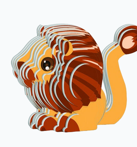 Mini Knutselpakket 3D Maquette - Leeuw